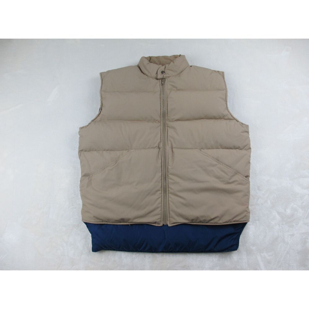 William Barry Vest Mens Extra Large Brown‎ Struggle Gear Down Puffer Outdoors*